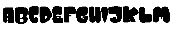 Power Bobble Regular Font UPPERCASE