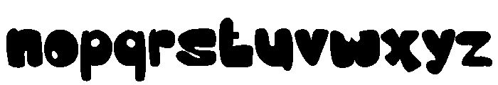Power Bobble Regular Font LOWERCASE