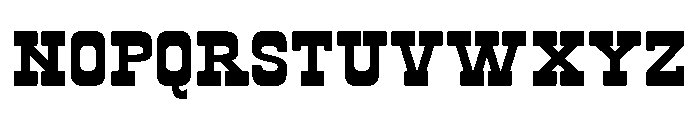 Power Force Regular Font LOWERCASE