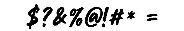 Power Marker Font OTHER CHARS