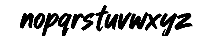 Power Marker Font LOWERCASE