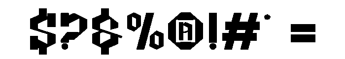 Power Srome Font OTHER CHARS