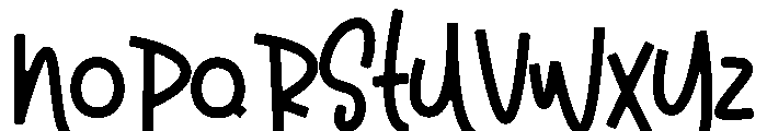 Power Style Font LOWERCASE
