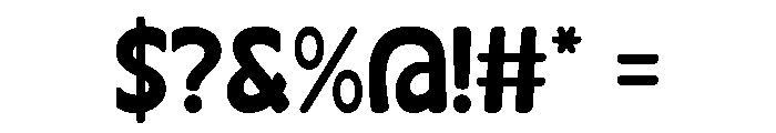 Power Words Font OTHER CHARS