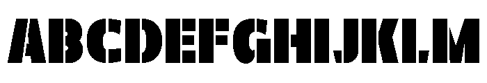 Powernap Font UPPERCASE