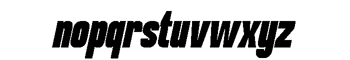 Powersans Italic Font LOWERCASE