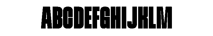 Powersans Regular Font UPPERCASE