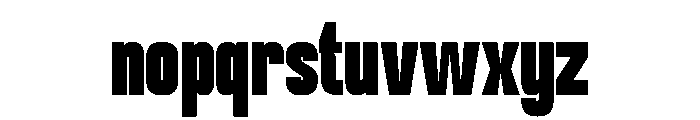 Powersans Regular Font LOWERCASE