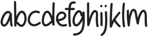 POEM-WORTHY Regular otf (400) Font LOWERCASE