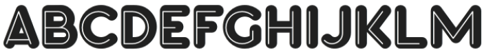 POGGO 3D Regular otf (400) Font LOWERCASE