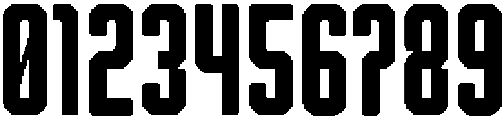 POLDER Regular otf (400) Font OTHER CHARS
