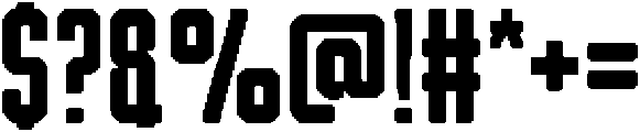 POLDER Regular otf (400) Font OTHER CHARS