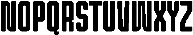 POLDER Regular otf (400) Font UPPERCASE