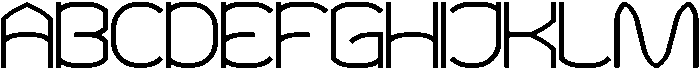 POLYMATH Bold otf (700) Font UPPERCASE