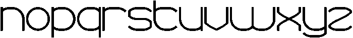 POLYMATH Bold otf (700) Font LOWERCASE
