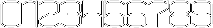 POLYMATH-Hollow otf (400) Font OTHER CHARS