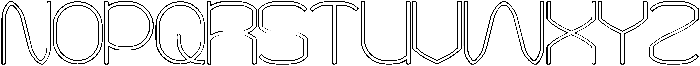 POLYMATH-Hollow otf (400) Font UPPERCASE