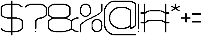 POLYMATH-Light otf (300) Font OTHER CHARS
