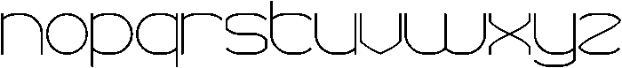POLYMATH-Light otf (300) Font LOWERCASE
