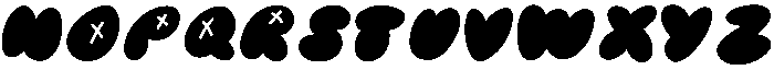 POMELO Regular otf (400) Font UPPERCASE