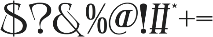 Pocapops Serif otf (400) Font OTHER CHARS