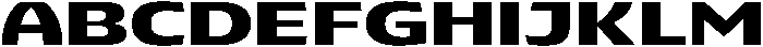 Pocas Bold Expanded ttf (700) Font UPPERCASE