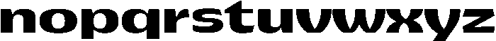 Pocas Bold Expanded ttf (700) Font LOWERCASE