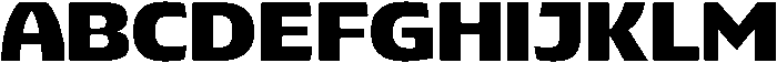 Pocas Extra Bold ttf (700) Font UPPERCASE
