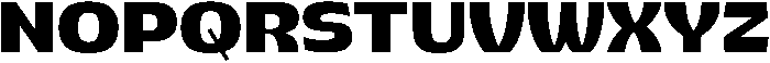 Pocas Extra Bold ttf (700) Font UPPERCASE