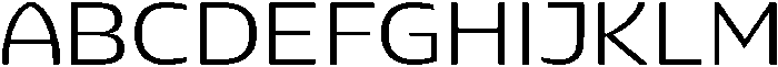 Pocas Light ttf (300) Font UPPERCASE