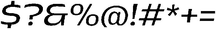 Pocas Oblique ttf (400) Font OTHER CHARS