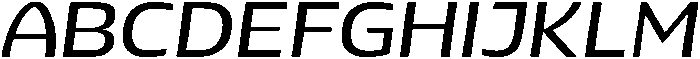 Pocas Oblique ttf (400) Font UPPERCASE