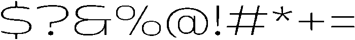 Pocas Thin Expanded ttf (100) Font OTHER CHARS