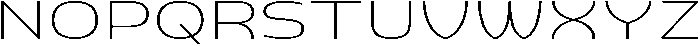 Pocas Thin Expanded ttf (100) Font UPPERCASE