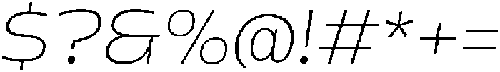 Pocas Thin Oblique ttf (100) Font OTHER CHARS