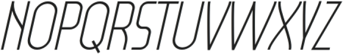Pocdocline Italic otf (400) Font UPPERCASE
