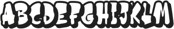 Pocka Outline otf (400) Font UPPERCASE