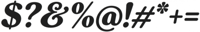 Pockota ExtraBold Italic otf (700) Font OTHER CHARS