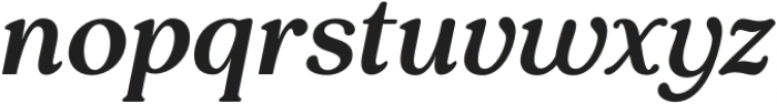 Pockota Medium Italic otf (500) Font LOWERCASE