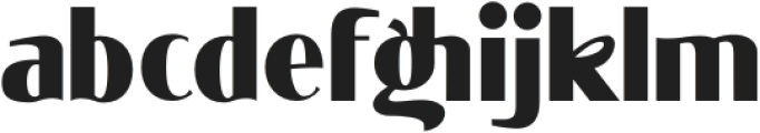 Podiefa-Regular otf (400) Font LOWERCASE