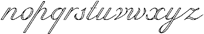 Poem Avenue Regular otf (400) Font LOWERCASE