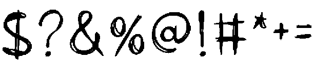 Poesing Regular otf (400) Font OTHER CHARS
