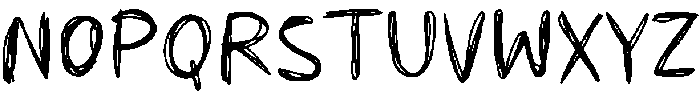 Poesing Regular otf (400) Font UPPERCASE