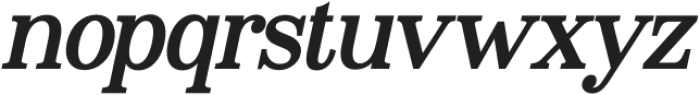 Poetria Medium Italic otf (500) Font LOWERCASE