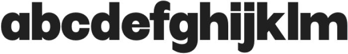 Poffen Regular otf (400) Font LOWERCASE