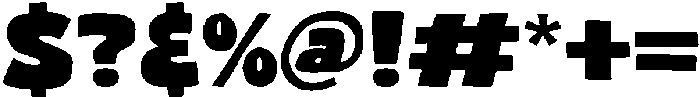 Poffy otf (400) Font OTHER CHARS