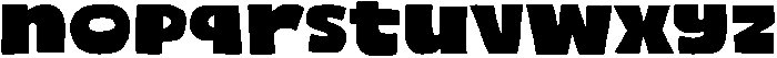 Poffy otf (400) Font LOWERCASE