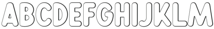 Pogs Shadow Regular otf (400) Font LOWERCASE