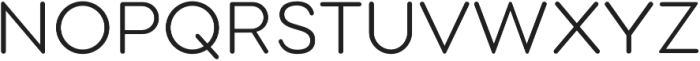 Point Soft Light otf (300) Font UPPERCASE