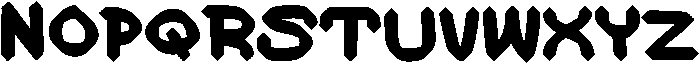 PointySERIF Regular otf (400) Font UPPERCASE